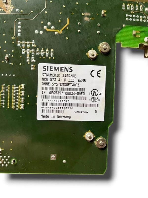 Siemens Sinumerik 6FC5357-0BB34-0AE0 6FC5 357-0BB34-0AE0 Ver. D PIII 64MB . samonde, spare part. industrial. cnc .