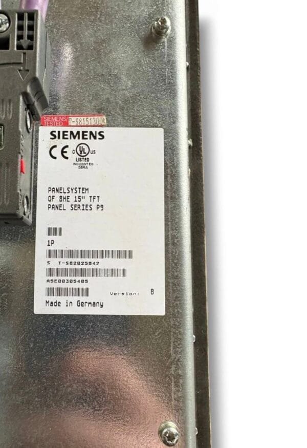 SIEMENS SIMATIC PANEL PC 6AV7803-0BB01-2AC0 - 677 (AC) 15" Key - P9 .samonde, spare part. industrial. cnc
