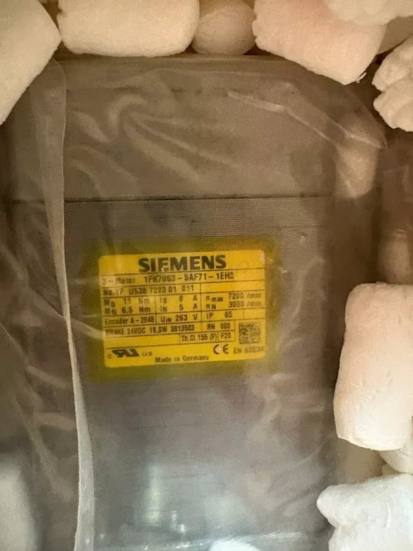 Siemens Servomotor 1FK7063-5AF71- 1EH2 - New .samonde, spare part. industrial. cnc