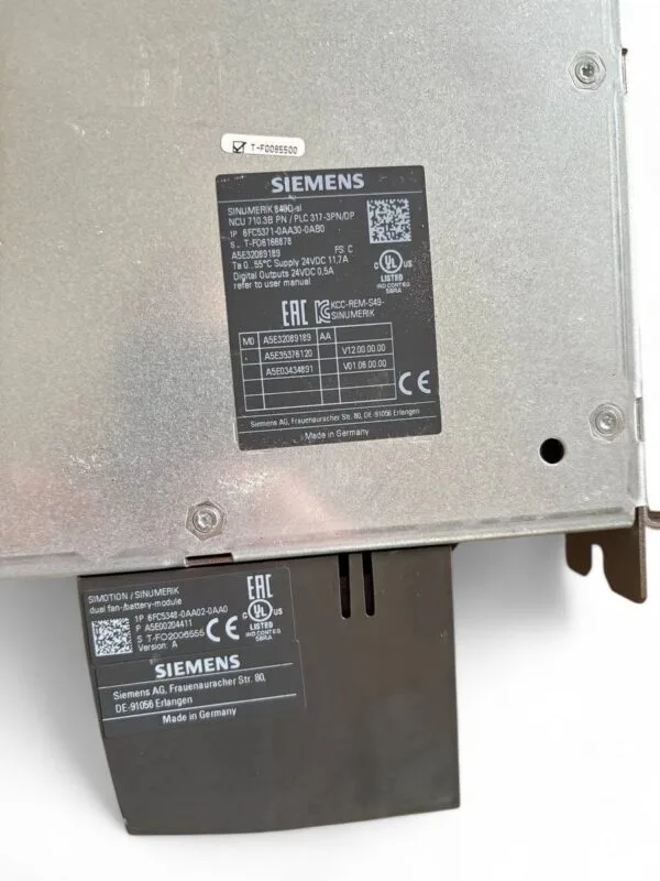 Siemens Sinumerik 840D - 6FC5371-0AA30- 0AB0 - NCU 710.3B PN + 6FC5348-0AA02- 0AA0 .samonde, spare part. industrial. cnc